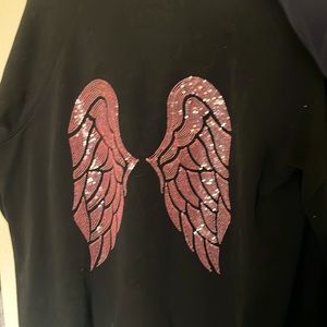 Victoria secret black zip up